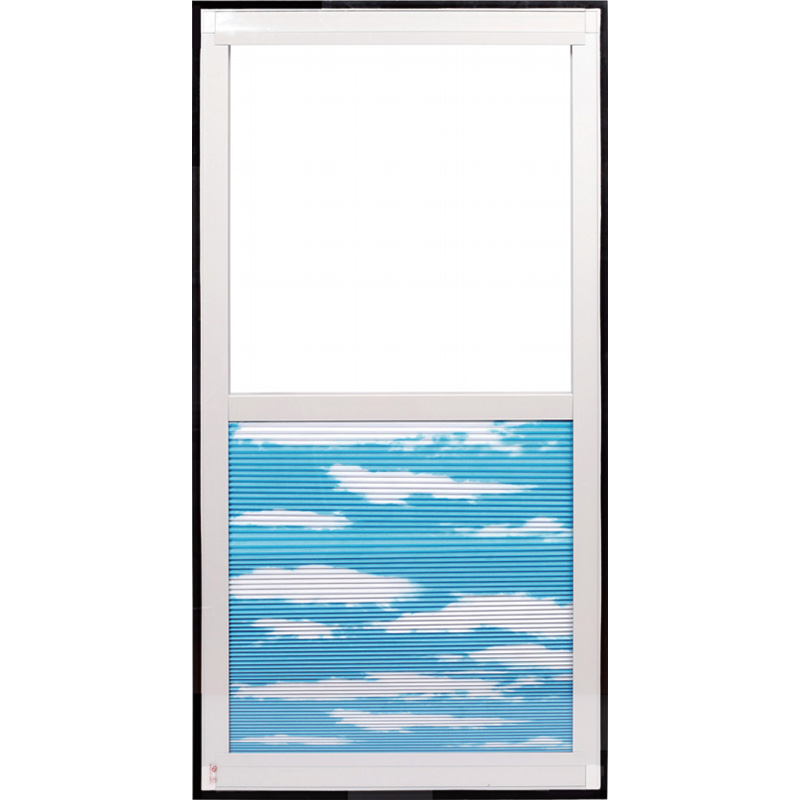 智能电动蜂巢帘中空玻璃